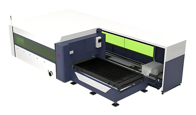 Plataformas de troca dupla Máquina de corte a laser de folha e tubo