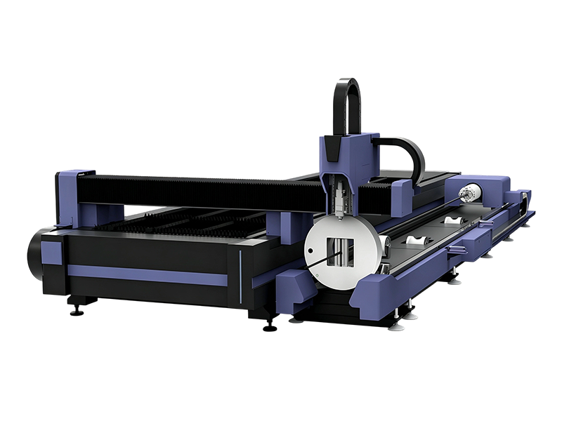 Máquina de corte a laser de folha e tubo de plataforma única